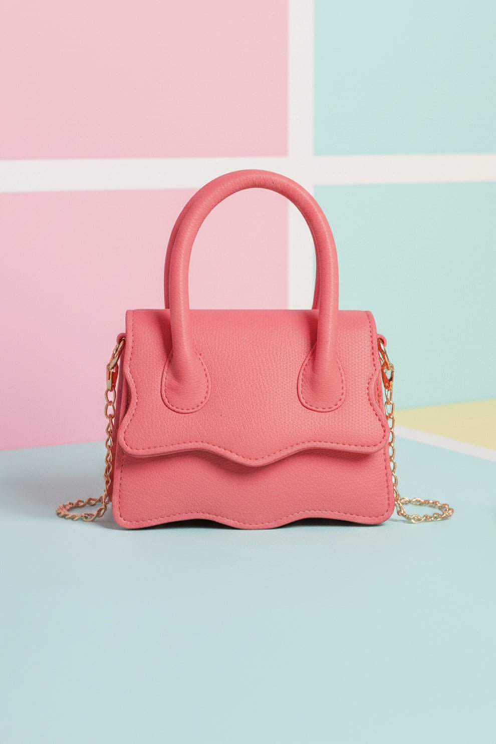 6_00388a2b-e103-4bf3-aaf5-e82385fb2695 HandBag Muffin - Bright Pink - Image 1