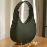 Plain Hobo HandBag - Green - Image 2