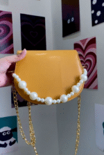 Handbag Midnight Pearl - Mustard - Image 4