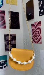 Handbag Midnight Pearl - Mustard - Image 5